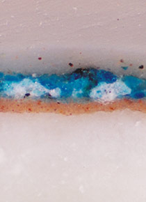 Mikroskopischen Querschliff